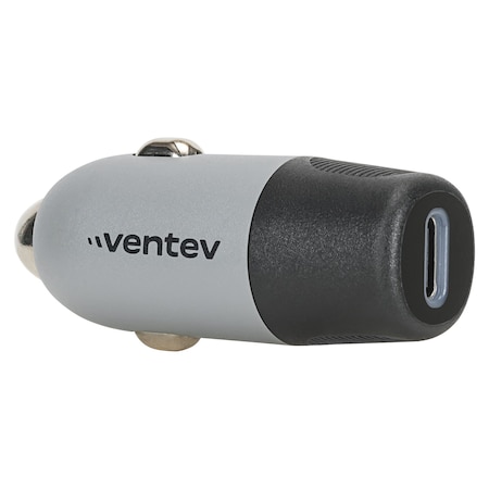 Ventev 20w Ultrafast Usb C Universal Car Charger, Dark Gray CC20-HDBX266744